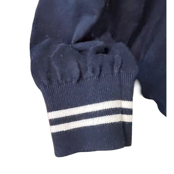 VTG Tommy Hilfiger Mens‎ Tommy Jeans Navy Cheers Pullover Sweater Size M - Picture 6 of 10